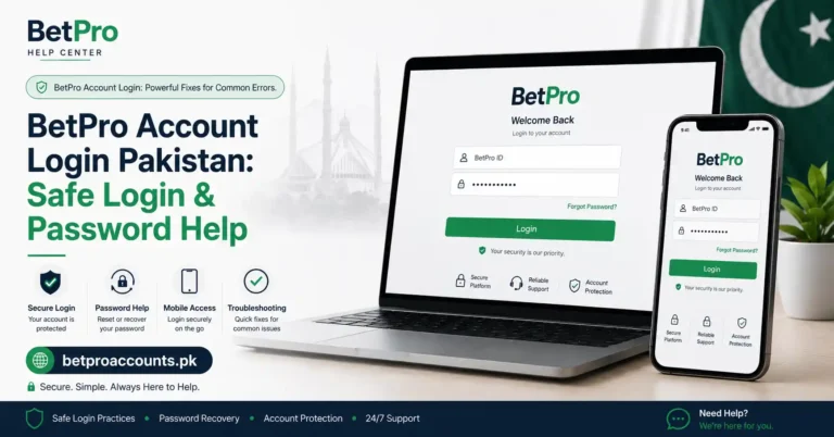 BetPro account login problems